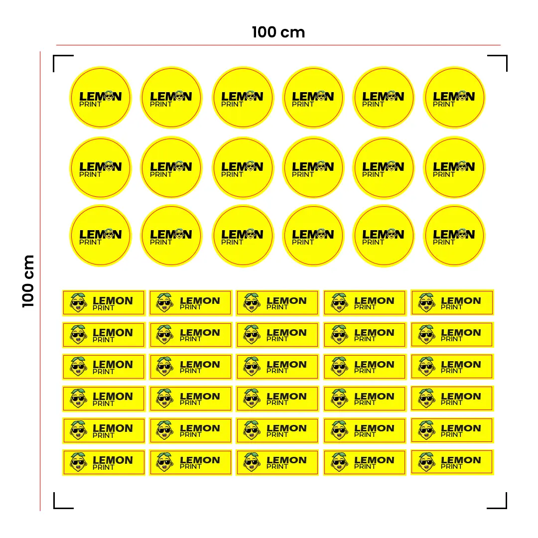M2-ADHESIVO ADHESIVO PVC TROQUELADO (FORMA PERSONALIZADA) - Imagen 1